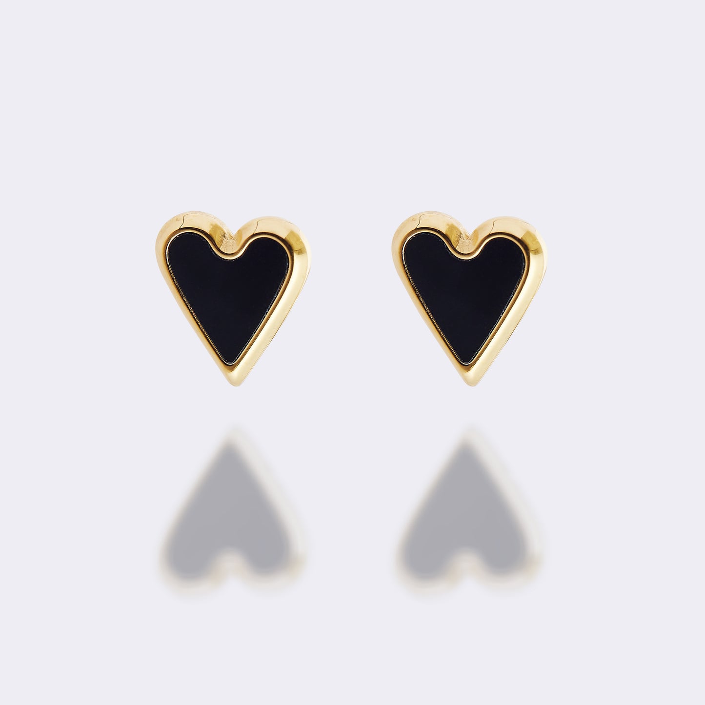 Shell Heart Shape Stud Earrings